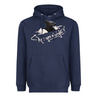 Navy Lovejoy Are you alright Heavyweight Hoodie - artisFamous