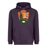Plum national park service Heavyweight Hoodie - artisFamous