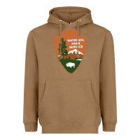 Toasted Coconut national park service Heavyweight Hoodie - artisFamous