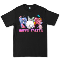 Black Happy Easter Dental Easter Day Premium Tee - CowGirlArtShop