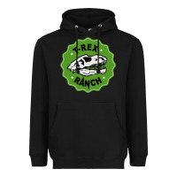 Black t rex ranch Heavyweight Hoodie - artisFamous