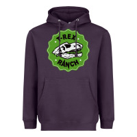 Plum t rex ranch Heavyweight Hoodie - artisFamous