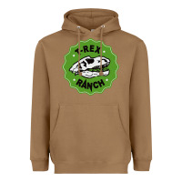 Toasted Coconut t rex ranch Heavyweight Hoodie - artisFamous