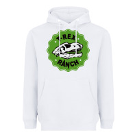 White t rex ranch Heavyweight Hoodie - artisFamous