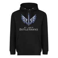 Black battle hawks football Heavyweight Hoodie - artisFamous