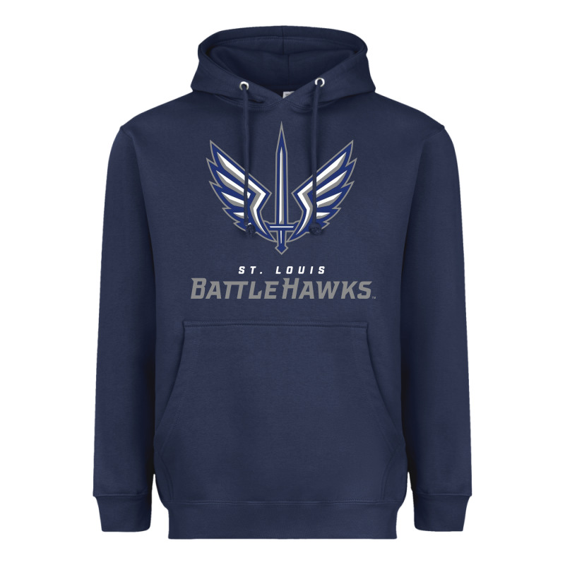 Battle Hawks Football Heavyweight Hoodie by artisFamous | Teevron