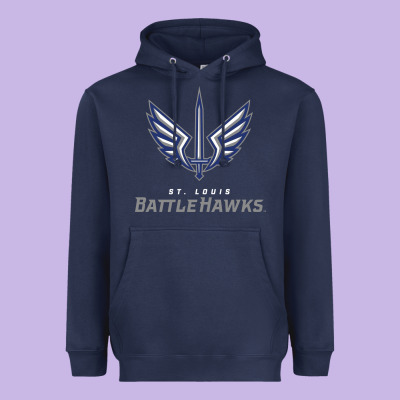 Battle Hawks Football Heavyweight Hoodie Designed By Artisfamous