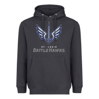 Smoke battle hawks football Heavyweight Hoodie - artisFamous