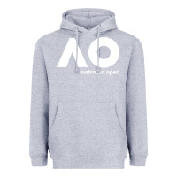 Heather Grey australian open merch Heavyweight Hoodie - artisFamous