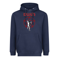 Navy starman music rush Heavyweight Hoodie - artisFamous