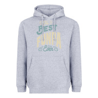 Heather Grey The Best Funpa Ever - Mens Funny Dad and Grandpa Heavyweight Hoodie - artisFamous