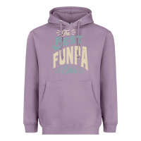Lavender The Best Funpa Ever - Mens Funny Dad and Grandpa Heavyweight Hoodie - artisFamous