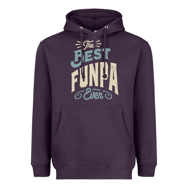 The Best Funpa Ever - Mens Funny Dad And Grandpa Heavyweight Hoodie by artisFamous | Teevron