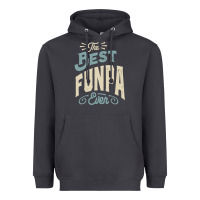 Smoke The Best Funpa Ever - Mens Funny Dad and Grandpa Heavyweight Hoodie - artisFamous