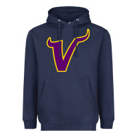 Navy vikings style Heavyweight Hoodie - artisFamous