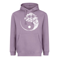 Lavender yin yang bonsai tree Heavyweight Hoodie - artisFamous