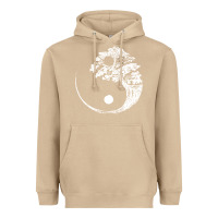 Mushroom yin yang bonsai tree Heavyweight Hoodie - artisFamous