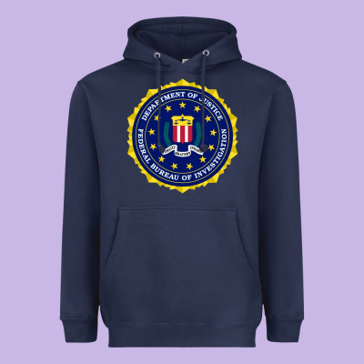 Fbi Heavyweight Hoodie Designed By Artisfamous
