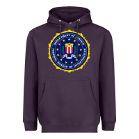 Plum fbi Heavyweight Hoodie - artisFamous