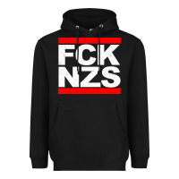 Black fck nzs Heavyweight Hoodie - artisFamous