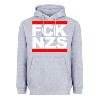 Heather Grey fck nzs Heavyweight Hoodie - artisFamous