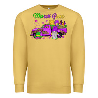 Antique Gold mardi gras truck gnome Premium Sweatshirt - JahusDesignShop