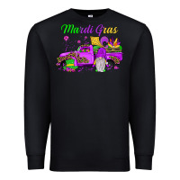 Black mardi gras truck gnome Premium Sweatshirt - JahusDesignShop