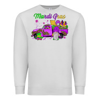 Dove Grey mardi gras truck gnome Premium Sweatshirt - JahusDesignShop