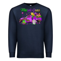Navy mardi gras truck gnome Premium Sweatshirt - JahusDesignShop