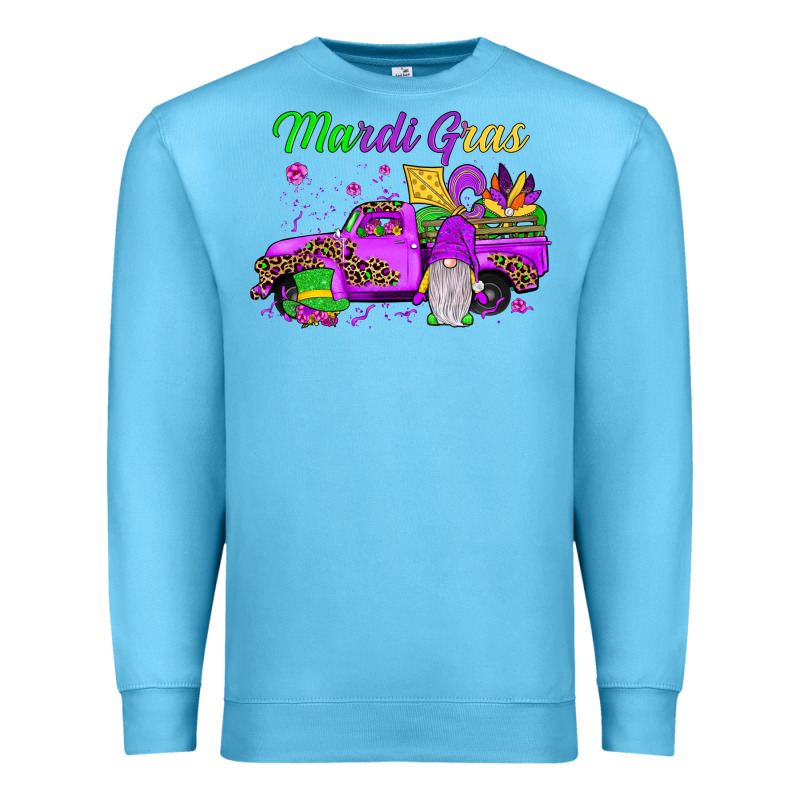 Mardi Gras Truck Gnome Premium Sweatshirt by JahusDesignShop | Teevron