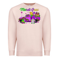 Pale Pink mardi gras truck gnome Premium Sweatshirt - JahusDesignShop