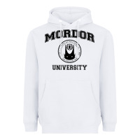 White mordor university Heavyweight Hoodie - artisFamous