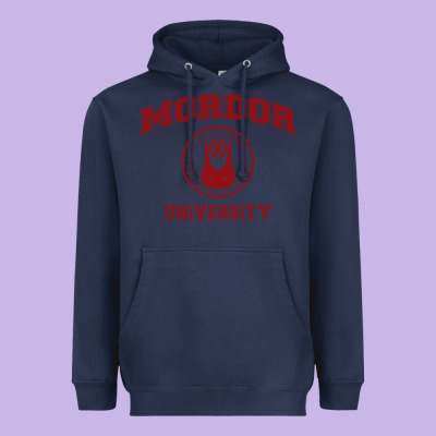 Mordor University Heavyweight Hoodie Designed By Artisfamous