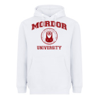 White mordor university Heavyweight Hoodie - artisFamous