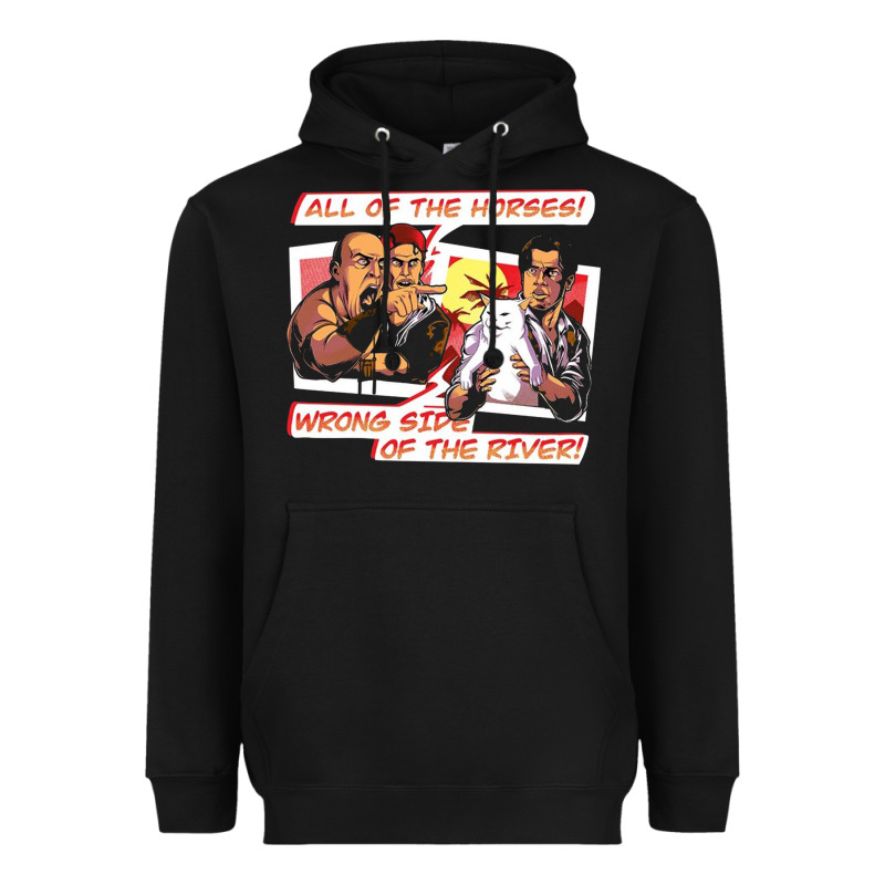 Wrong Side Of The River Heavyweight Hoodie by artisFamous | Teevron