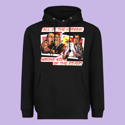 Wrong Side Of The River Heavyweight Hoodie Designed By Artisfamous