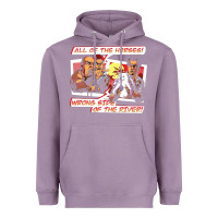 Lavender wrong side of the river Heavyweight Hoodie - artisFamous