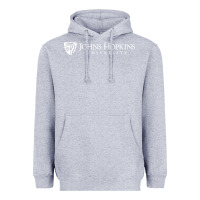 Heather Grey johns hopkins Heavyweight Hoodie - artisFamous