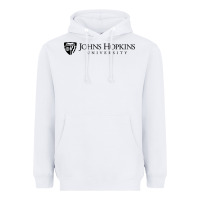 White johns hopkins Heavyweight Hoodie - artisFamous