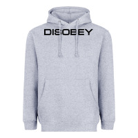 Heather Grey disobey   t shirt Heavyweight Hoodie - artisFamous