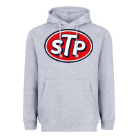 Heather Grey stp motor Heavyweight Hoodie - artisFamous