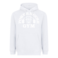 White power house gym fitness Heavyweight Hoodie - artisFamous