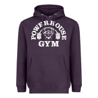 Plum power house gym fitness Heavyweight Hoodie - artisFamous