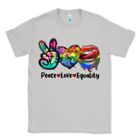 Moon Dust Peace love equality LGBT+ Classic Tee - CowGirlArtShop