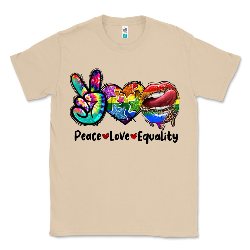 Peace Love Equality Lgbt+ Classic Tee by CowGirlArtShop | Teevron