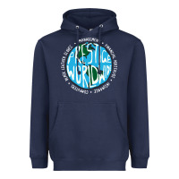 Navy step brothers Heavyweight Hoodie - artisFamous