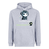 Heather Grey i'm harmless, i swear Heavyweight Hoodie - artisFamous