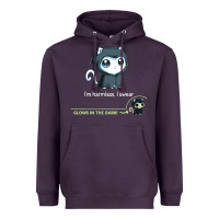 Plum i'm harmless, i swear Heavyweight Hoodie - artisFamous