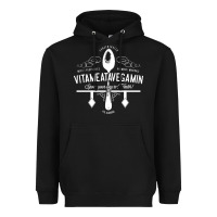 Black vitameatavegamin Heavyweight Hoodie - artisFamous