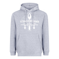 Heather Grey vitameatavegamin Heavyweight Hoodie - artisFamous
